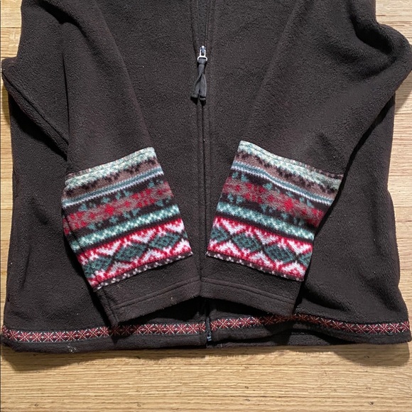 Northern Reflections Patterned Fleece Jacket - Picture 3 of 4